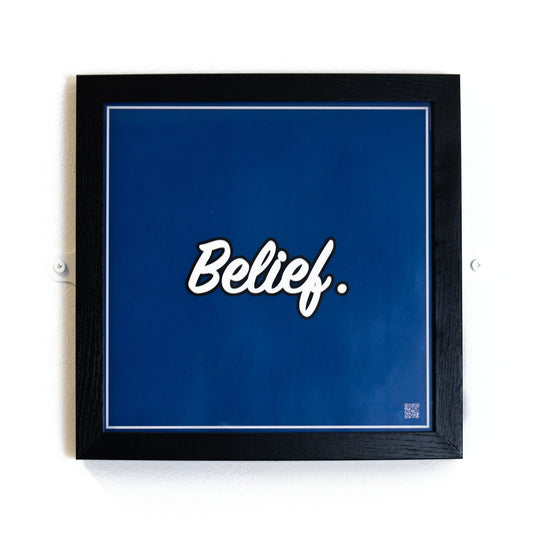Belief. | Law On The wall | Art limited edition print framed | Lawyers Arts Club freeshipping - Lawyers Arts Club