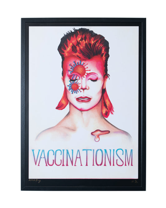 Bowie | Vaccinationism | Art limited edition print framed | Lawyers Arts Club freeshipping - Lawyers Arts Club