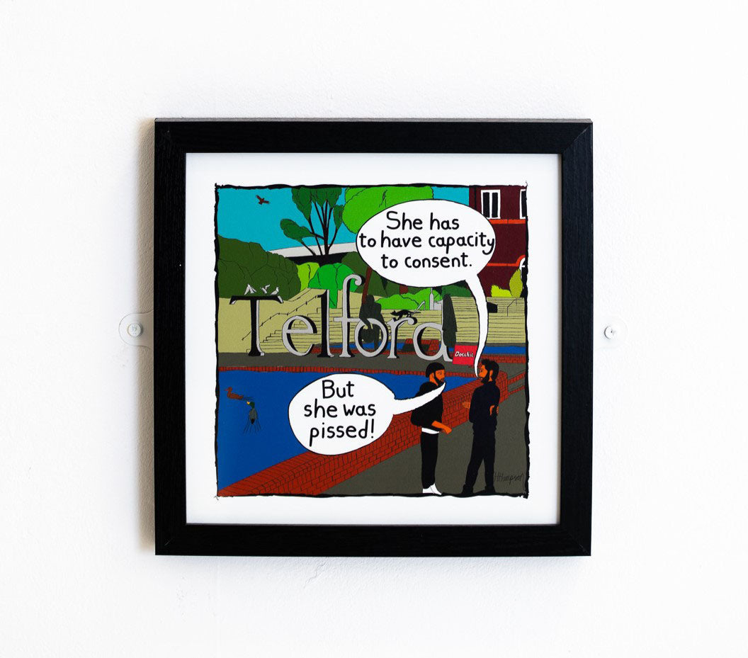 Does Not. | The Legal Cartoon | Art limited edition print | Lawyers Arts Club freeshipping - Lawyers Arts Club