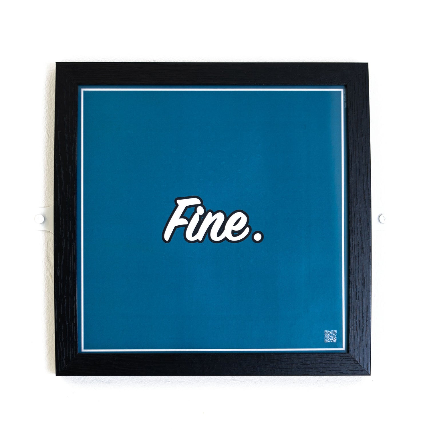 Fine. | Law On The Wall | Art limited edition print framed | Lawyers Arts Club freeshipping - Lawyers Arts Club