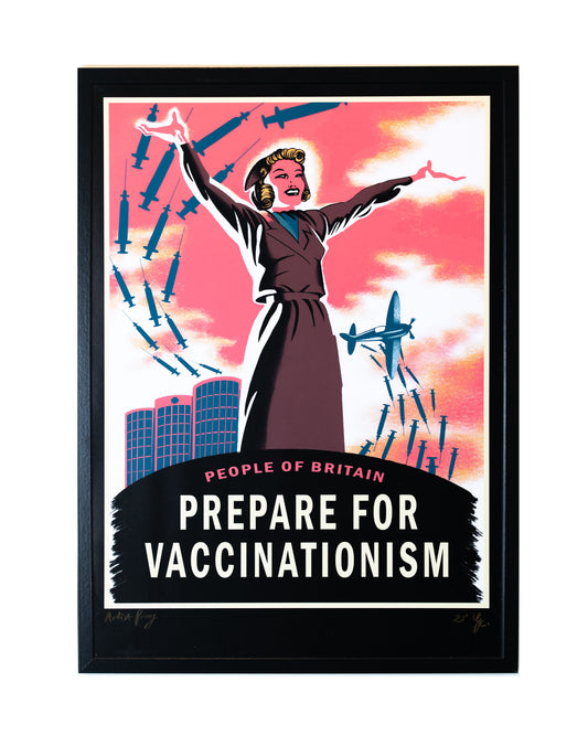 People of Britain | Vaccinationism | Art limited edition Print | Lawyers Arts Club freeshipping - Lawyers Arts Club