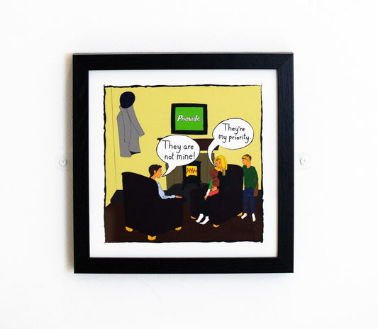 Provide. | The Legal Cartoon | Limited edition print framed | Law On The Wall freeshipping - Lawyers Arts Club