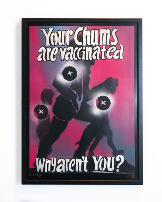 Your Chums | Vaccinationism | Art limited edition print | Lawyers Arts Club freeshipping - Lawyers Arts Club