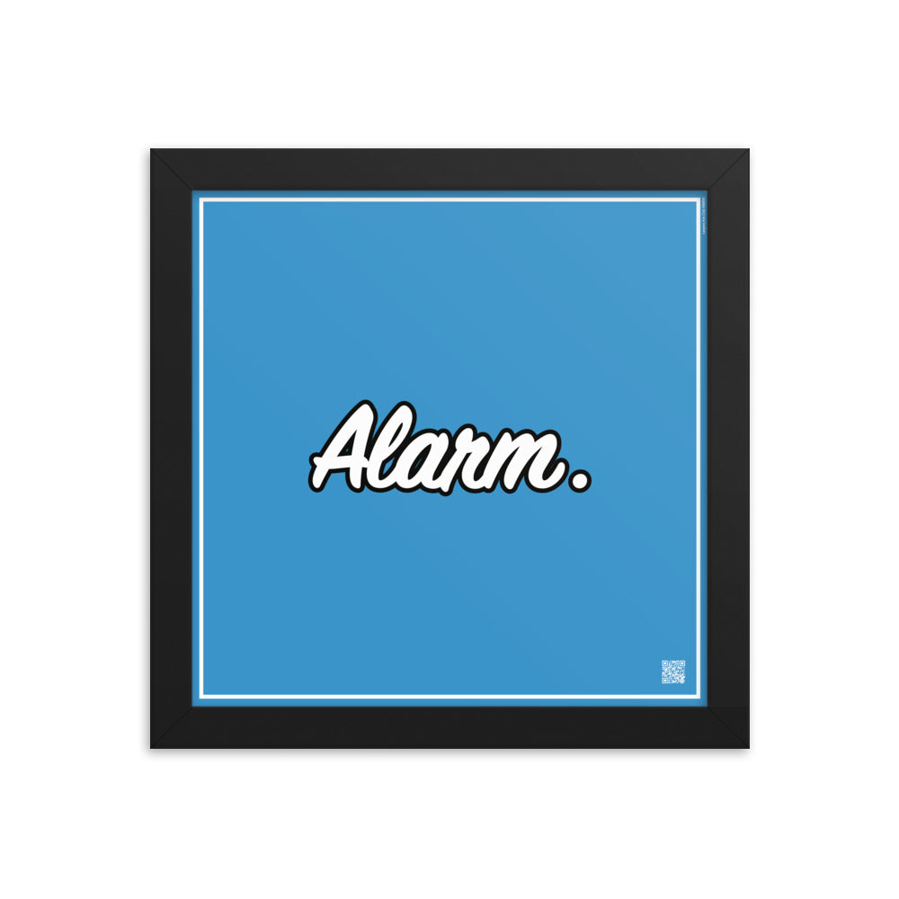 Alarm. | Law on The Wall | Art poster framed | Lawyers Arts Club freeshipping - Lawyers Arts Club