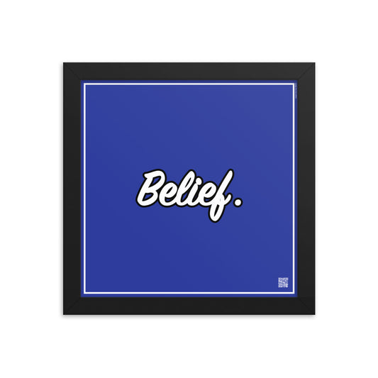 Belief. | Law On The wall | Art poster framed | Lawyers Arts Club freeshipping - Lawyers Arts Club