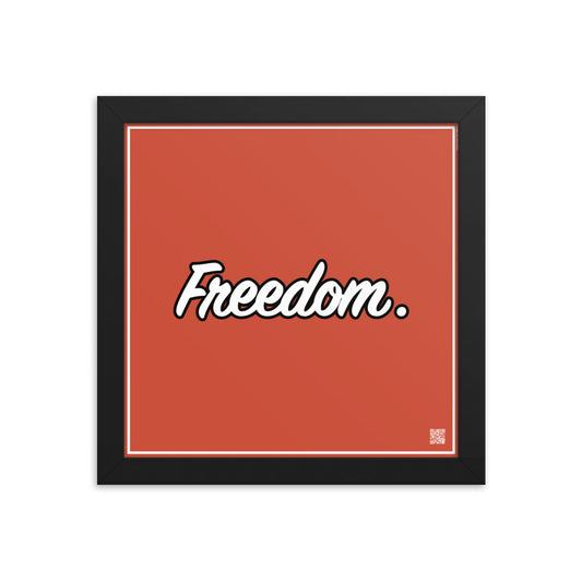 Freedom. | The Legal Cartoon | Art poster framed | Lawyers Arts Club freeshipping - Lawyers Arts Club