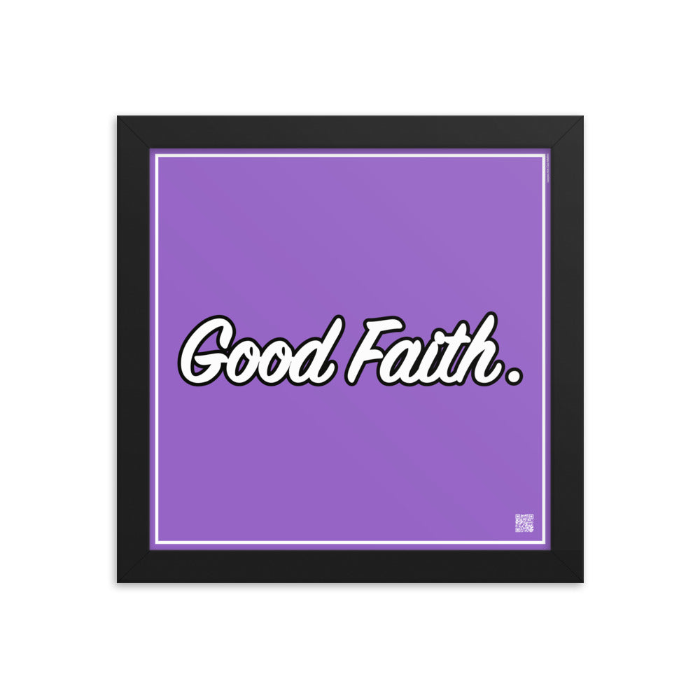 Good Faith. | Law On The wall | Art poster framed | Lawyers Arts Club freeshipping - Lawyers Arts Club