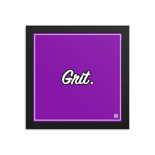 Grit. | Law On The Wall | Art poster framed | Lawyers Arts Club freeshipping - Lawyers Arts Club