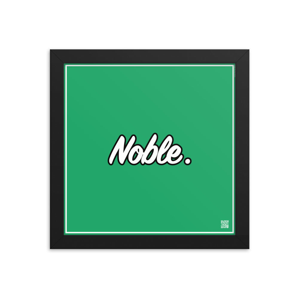 Noble. | Law On The Wall | Art poster framed | Lawyers Arts Club freeshipping - Lawyers Arts Club