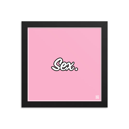 Sex. | Law on the Wall | Art poster framed | Lawyers Arts Club. freeshipping - Lawyers Arts Club