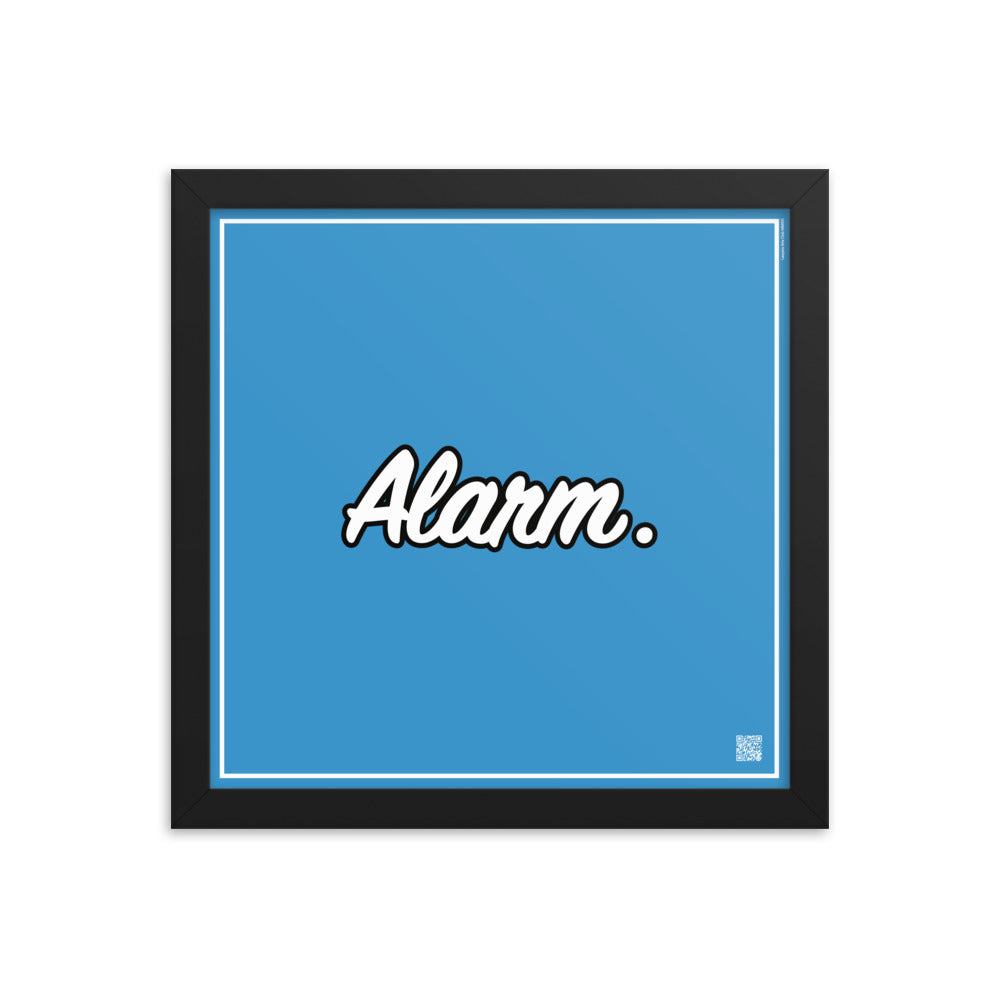 Alarm. | Law on The Wall | Art poster framed | Lawyers Arts Club freeshipping - Lawyers Arts Club