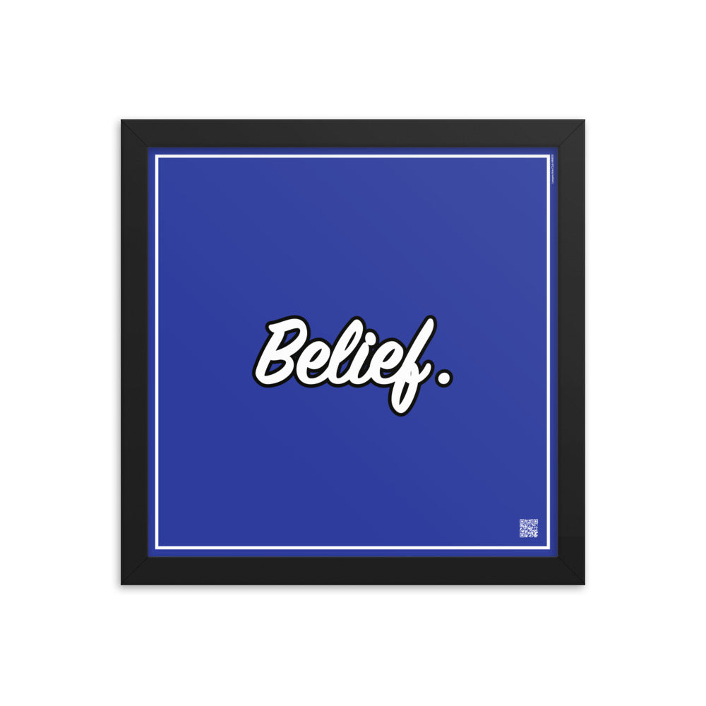 Belief. | Law On The wall | Art poster framed | Lawyers Arts Club freeshipping - Lawyers Arts Club