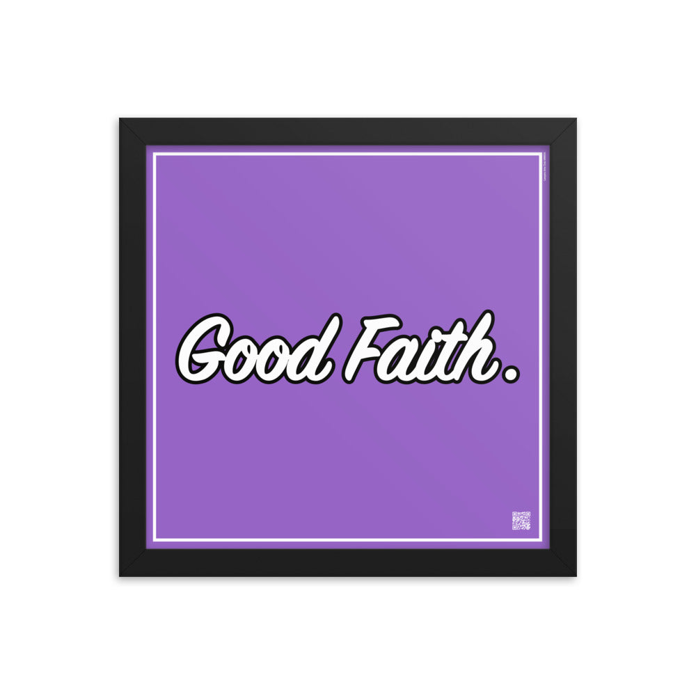 Good Faith. | Law On The wall | Art poster framed | Lawyers Arts Club freeshipping - Lawyers Arts Club