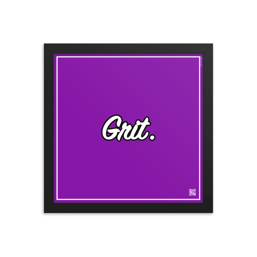 Grit. | Law On The Wall | Art poster framed | Lawyers Arts Club freeshipping - Lawyers Arts Club