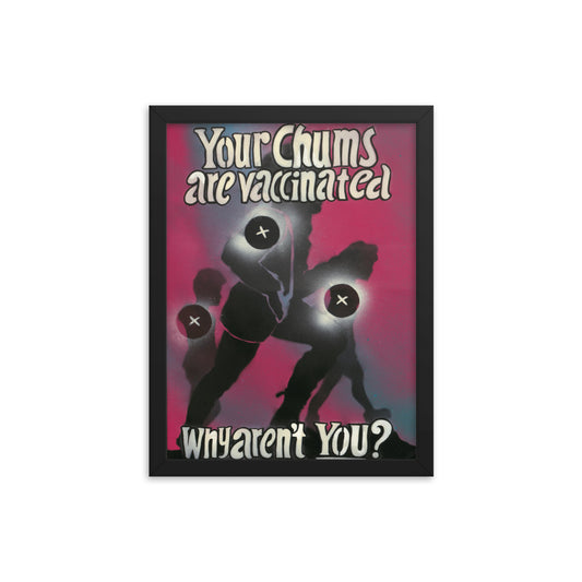 Your Chums | Vaccinationism | Art poster framed | Lawyers Arts Club freeshipping - Lawyers Arts Club