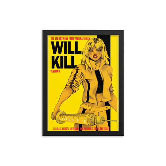 Will Kill | Vaccinationism | art poster framed | Lawyers Arts Club freeshipping - Lawyers Arts Club