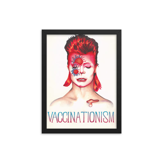 Bowie | Vaccinationism | art poster framed | Lawyers Arts Club freeshipping - Lawyers Arts Club
