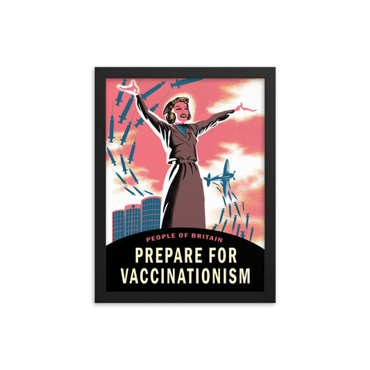 People Of Britain | Vaccinationism | Art poster framed | Lawyers Arts Club freeshipping - Lawyers Arts Club