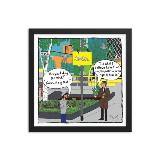 Matter. | The Legal Cartoon | Art poster framed | Lawyers Arts Club freeshipping - Lawyers Arts Club