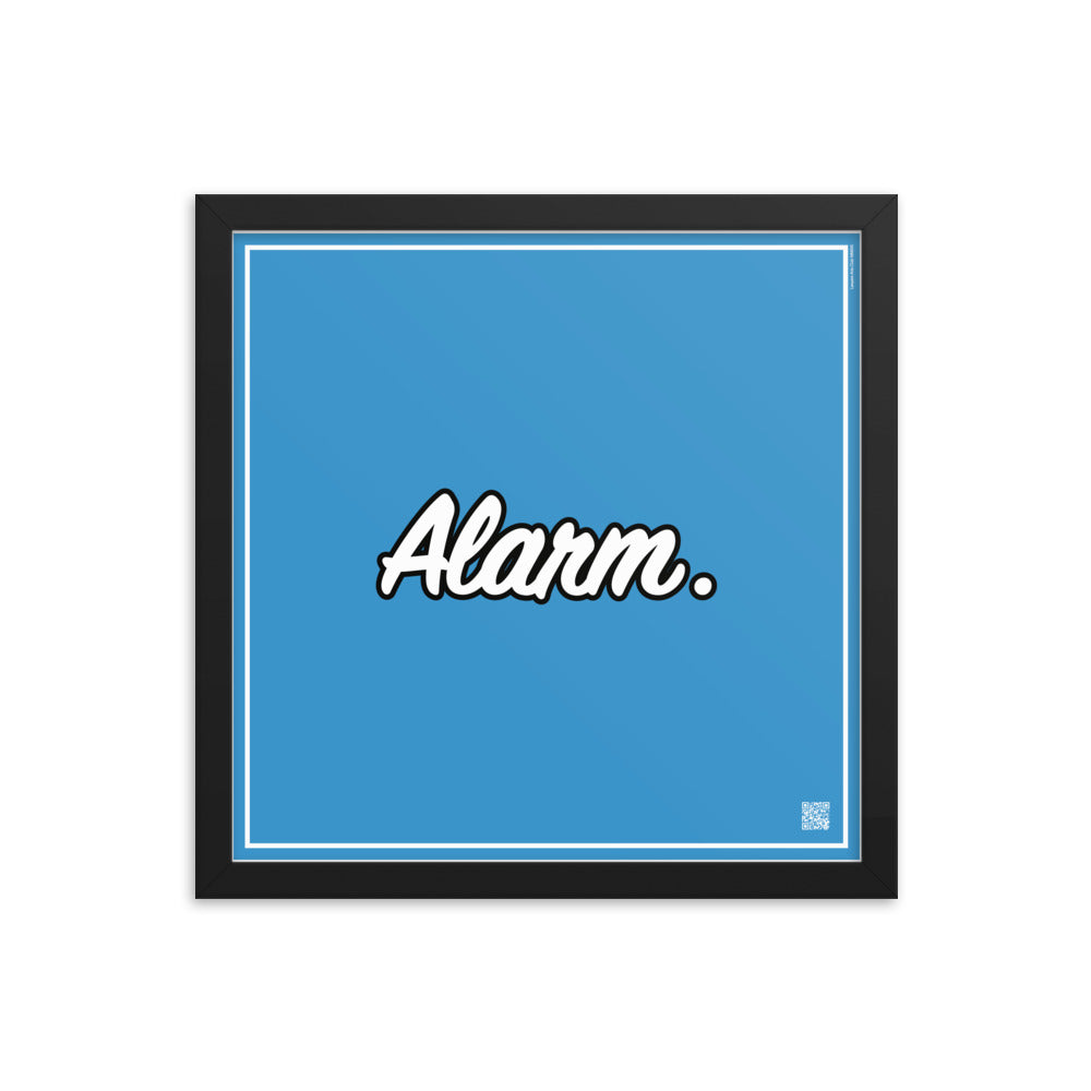 Alarm. | Law on The Wall | Art poster framed | Lawyers Arts Club freeshipping - Lawyers Arts Club