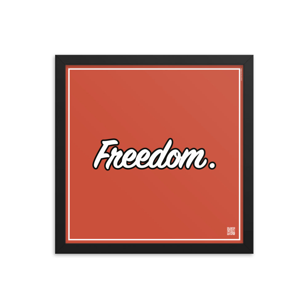 Freedom. | The Legal Cartoon | Art poster framed | Lawyers Arts Club freeshipping - Lawyers Arts Club