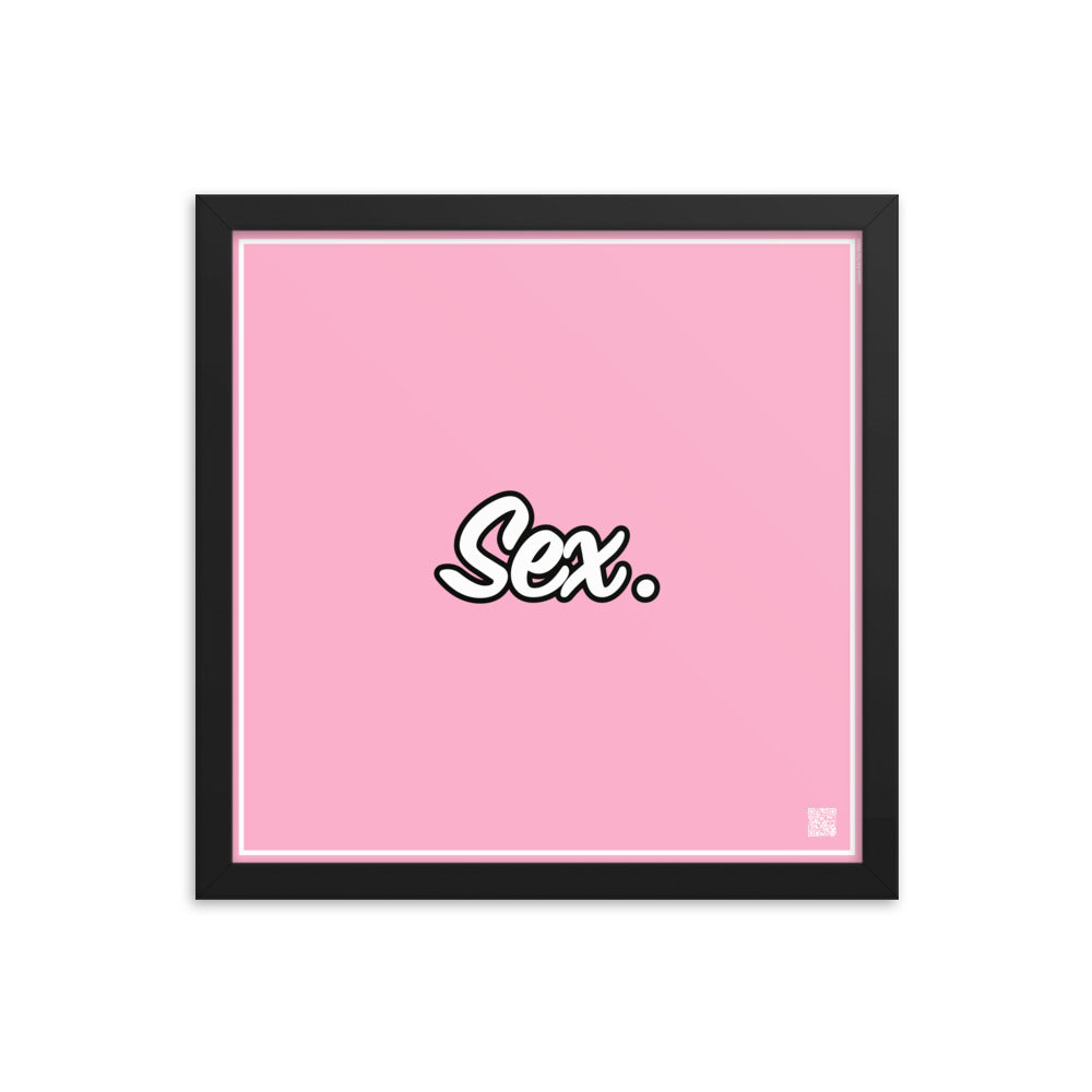 Sex. | Law on the Wall | Art poster framed | Lawyers Arts Club. freeshipping - Lawyers Arts Club