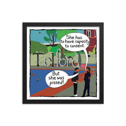 Does Not. | The Legal Cartoon | Art poster framed | Lawyers Arts Club freeshipping - Lawyers Arts Club