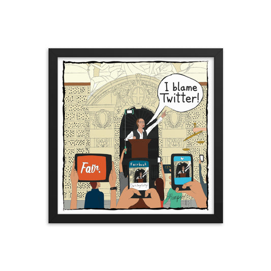 Fair. | The Legal Cartoon | Art poster framed | Law On The Wall freeshipping - Lawyers Arts Club