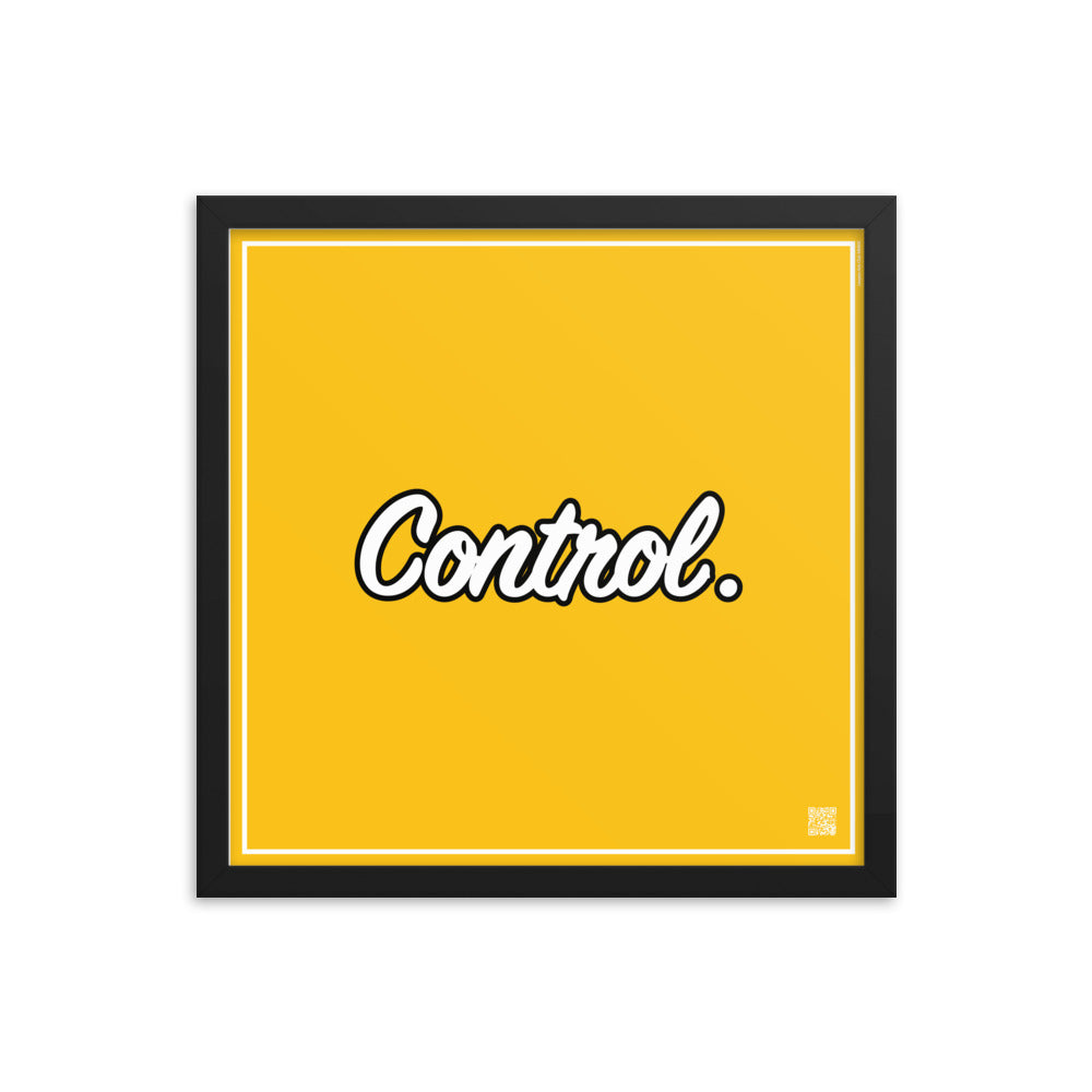 Control. | Law On The Wall | Art poster framed | Lawyers Arts Club freeshipping - Lawyers Arts Club