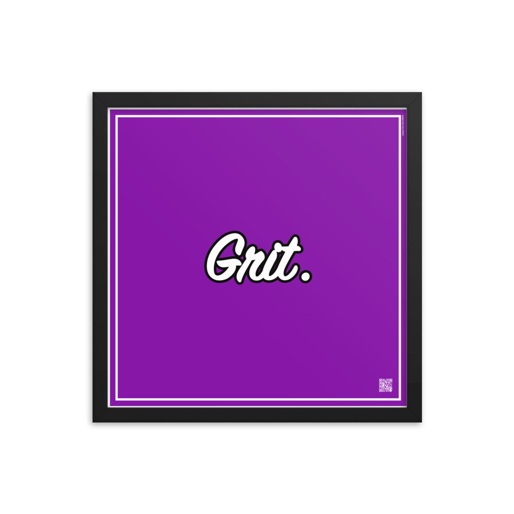 Grit. | Law On The Wall | Art poster framed | Lawyers Arts Club freeshipping - Lawyers Arts Club