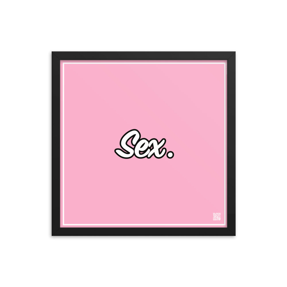 Sex. | Law on the Wall | Art poster framed | Lawyers Arts Club. freeshipping - Lawyers Arts Club