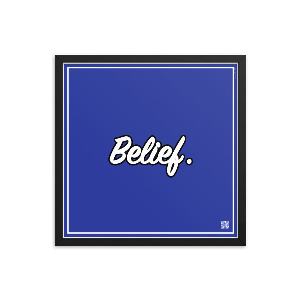 Belief. | Law On The wall | Art poster framed | Lawyers Arts Club freeshipping - Lawyers Arts Club