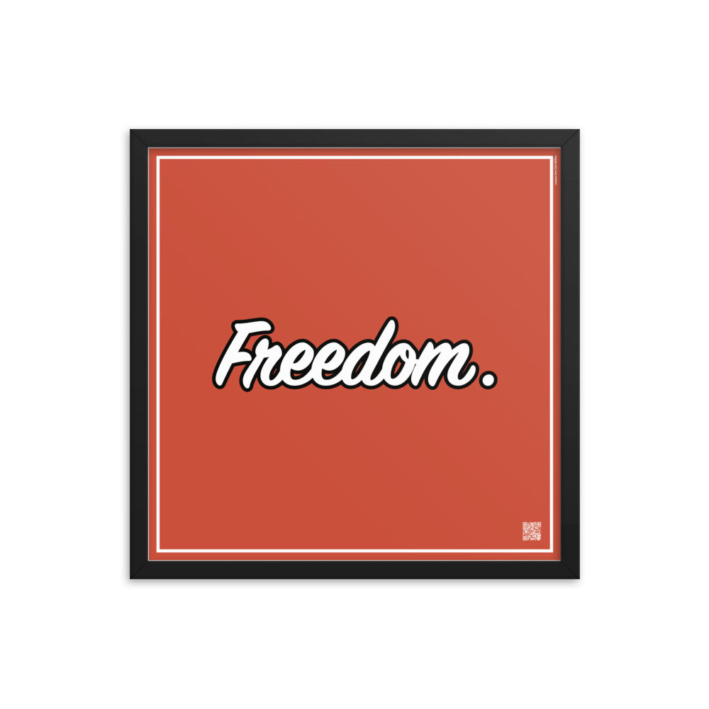 Freedom. | The Legal Cartoon | Art poster framed | Lawyers Arts Club freeshipping - Lawyers Arts Club