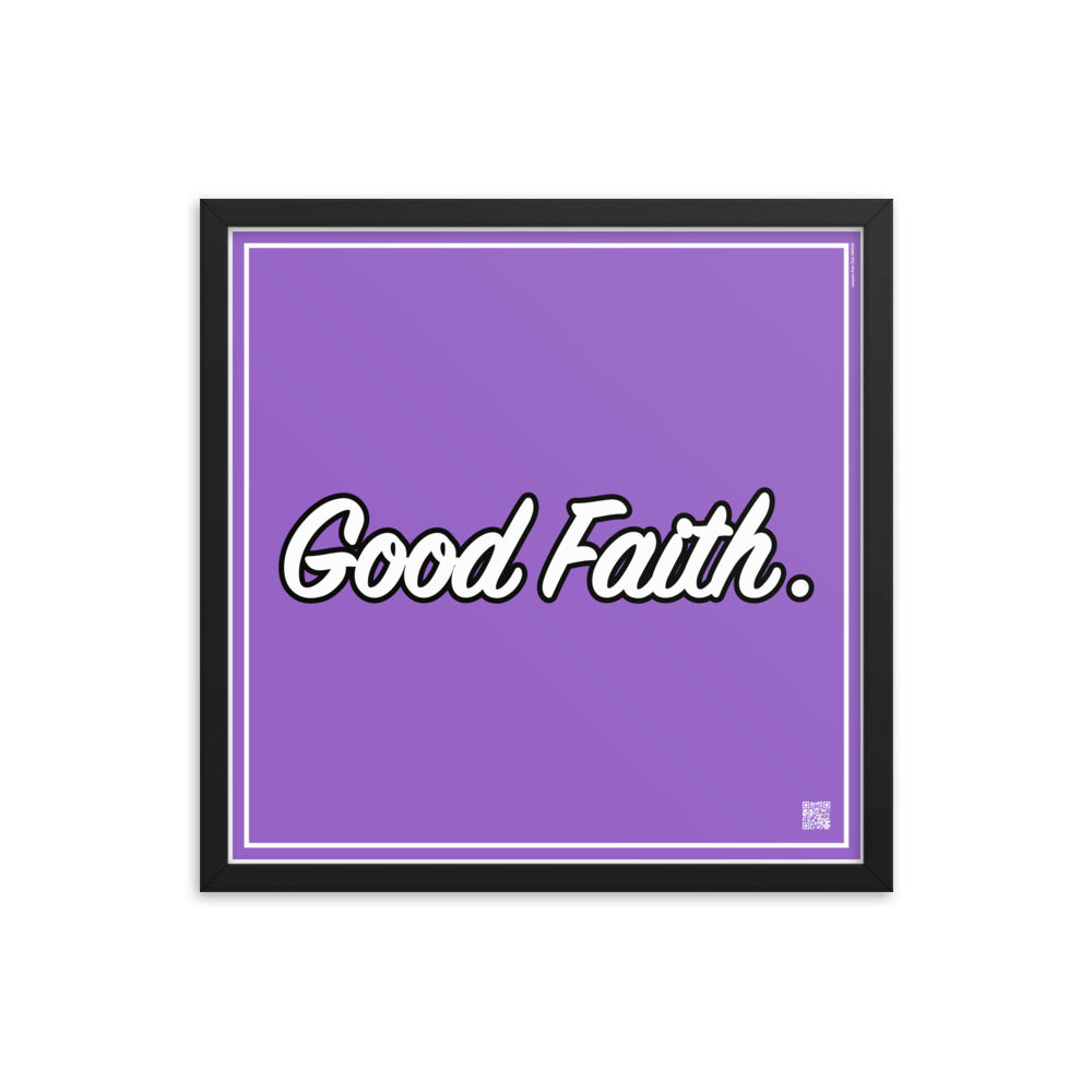 Good Faith. | Law On The wall | Art poster framed | Lawyers Arts Club freeshipping - Lawyers Arts Club