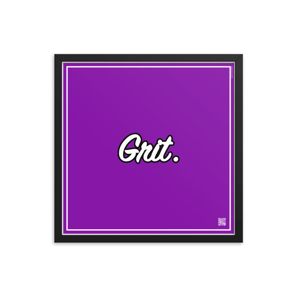 Grit. | Law On The Wall | Art poster framed | Lawyers Arts Club freeshipping - Lawyers Arts Club