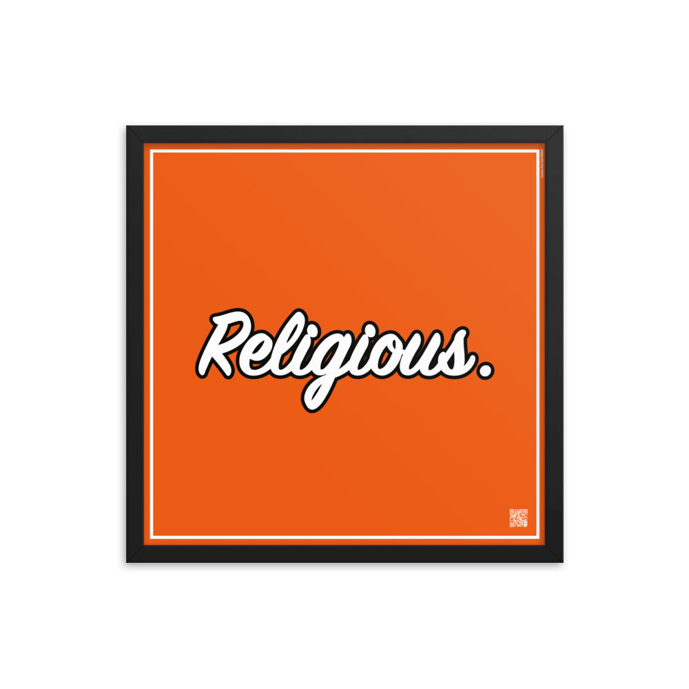 Religious. | Law On The Wall | Art poster framed | Lawyers Arts Club freeshipping - Lawyers Arts Club