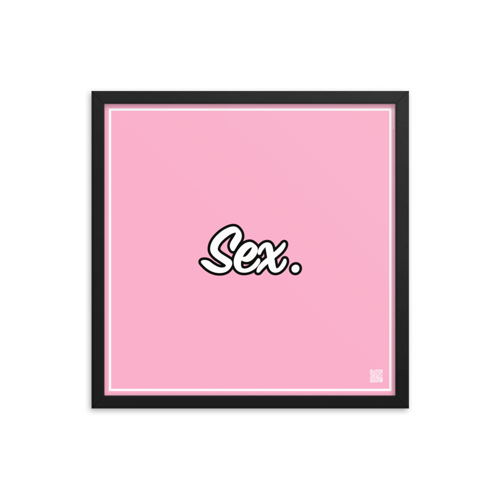 Sex. | Law on the Wall | Art poster framed | Lawyers Arts Club. freeshipping - Lawyers Arts Club