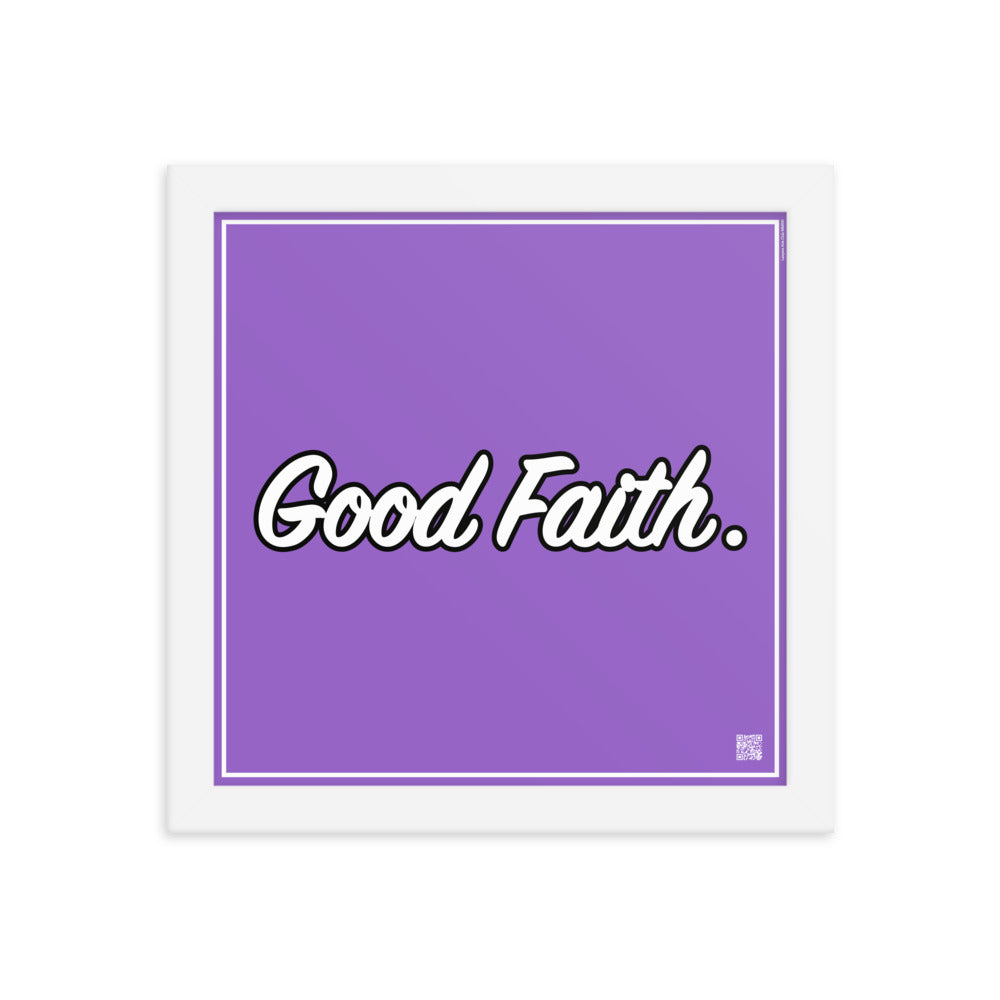 Good Faith. | Law On The wall | Art poster framed | Lawyers Arts Club freeshipping - Lawyers Arts Club