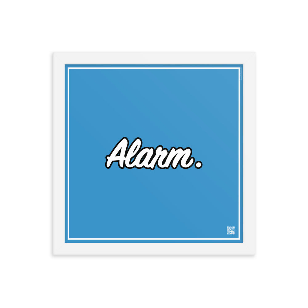 Alarm. | Law on The Wall | Art poster framed | Lawyers Arts Club freeshipping - Lawyers Arts Club