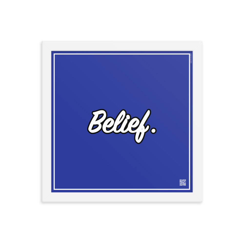 Belief. | Law On The wall | Art poster framed | Lawyers Arts Club freeshipping - Lawyers Arts Club