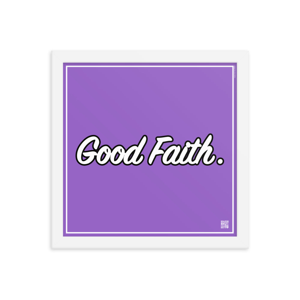 Good Faith. | Law On The wall | Art poster framed | Lawyers Arts Club freeshipping - Lawyers Arts Club