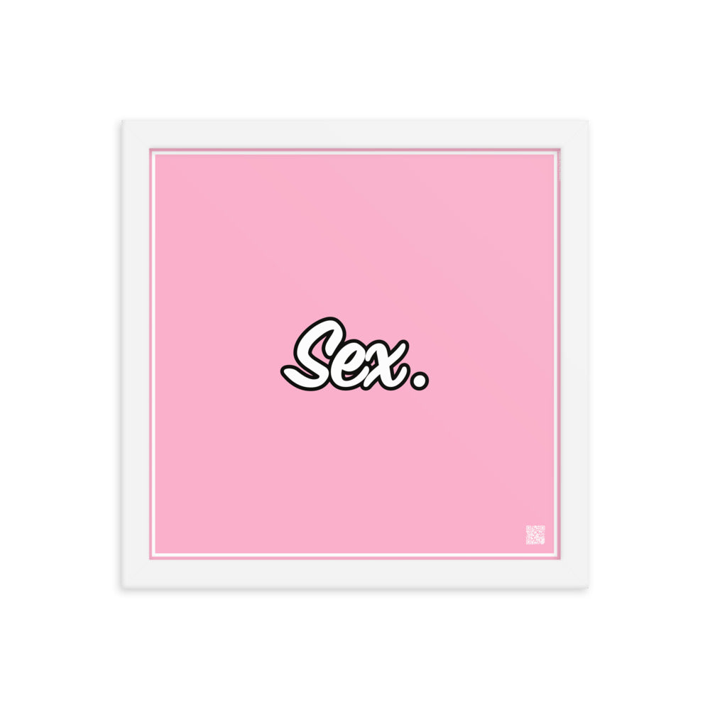 Sex. | Law on the Wall | Art poster framed | Lawyers Arts Club. freeshipping - Lawyers Arts Club