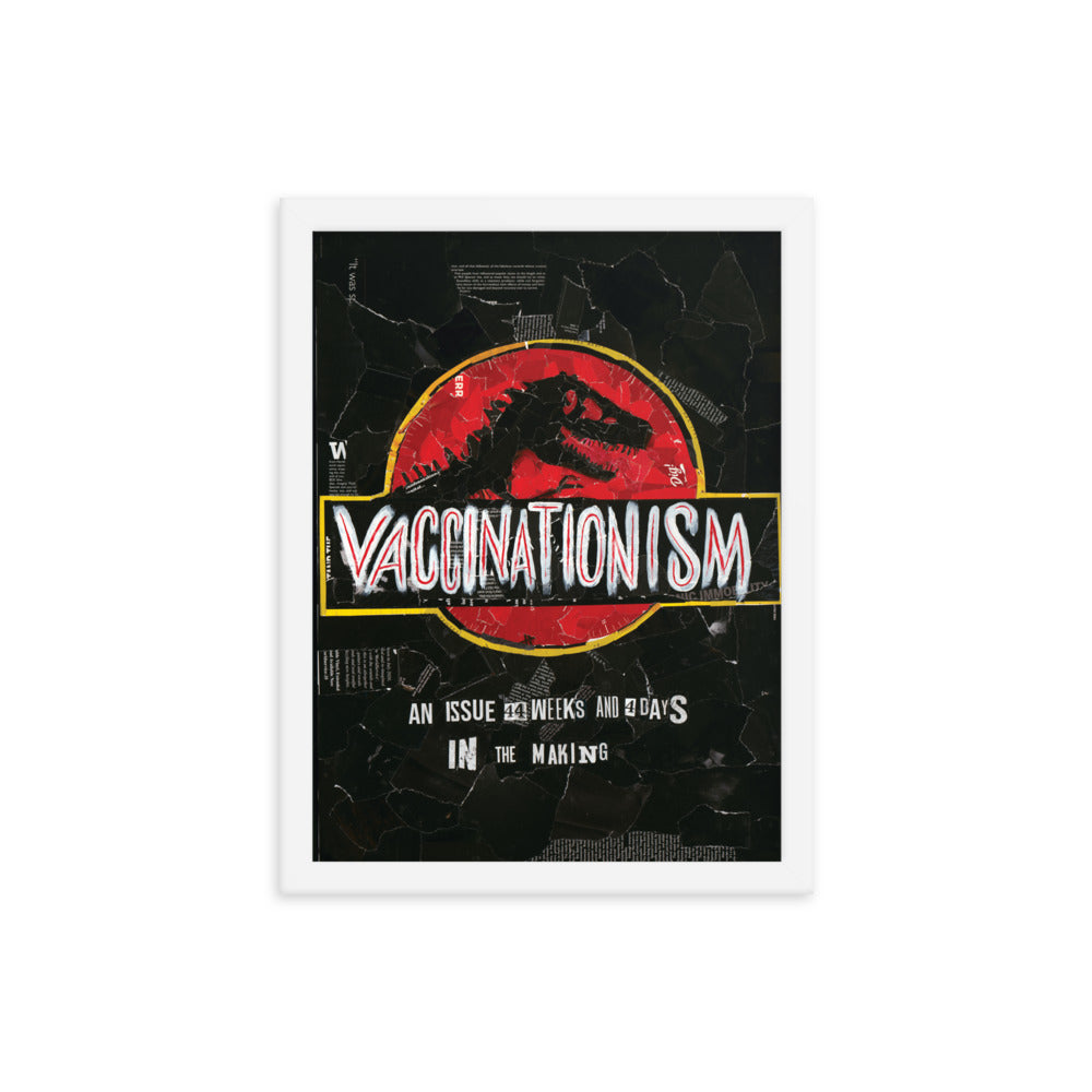 Jurassic Park | Vaccinationism | Art poster framed | Lawyers Arts Club freeshipping - Lawyers Arts Club