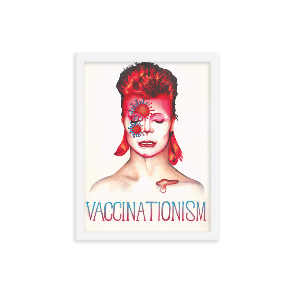 Bowie | Vaccinationism | art poster framed | Lawyers Arts Club freeshipping - Lawyers Arts Club