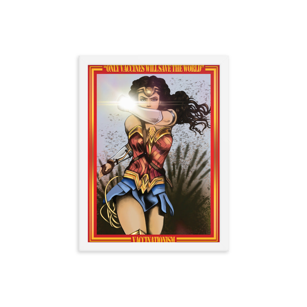 Wonder Woman | Vaccinationism | Art poster framed | Lawyers Arts Club freeshipping - Lawyers Arts Club