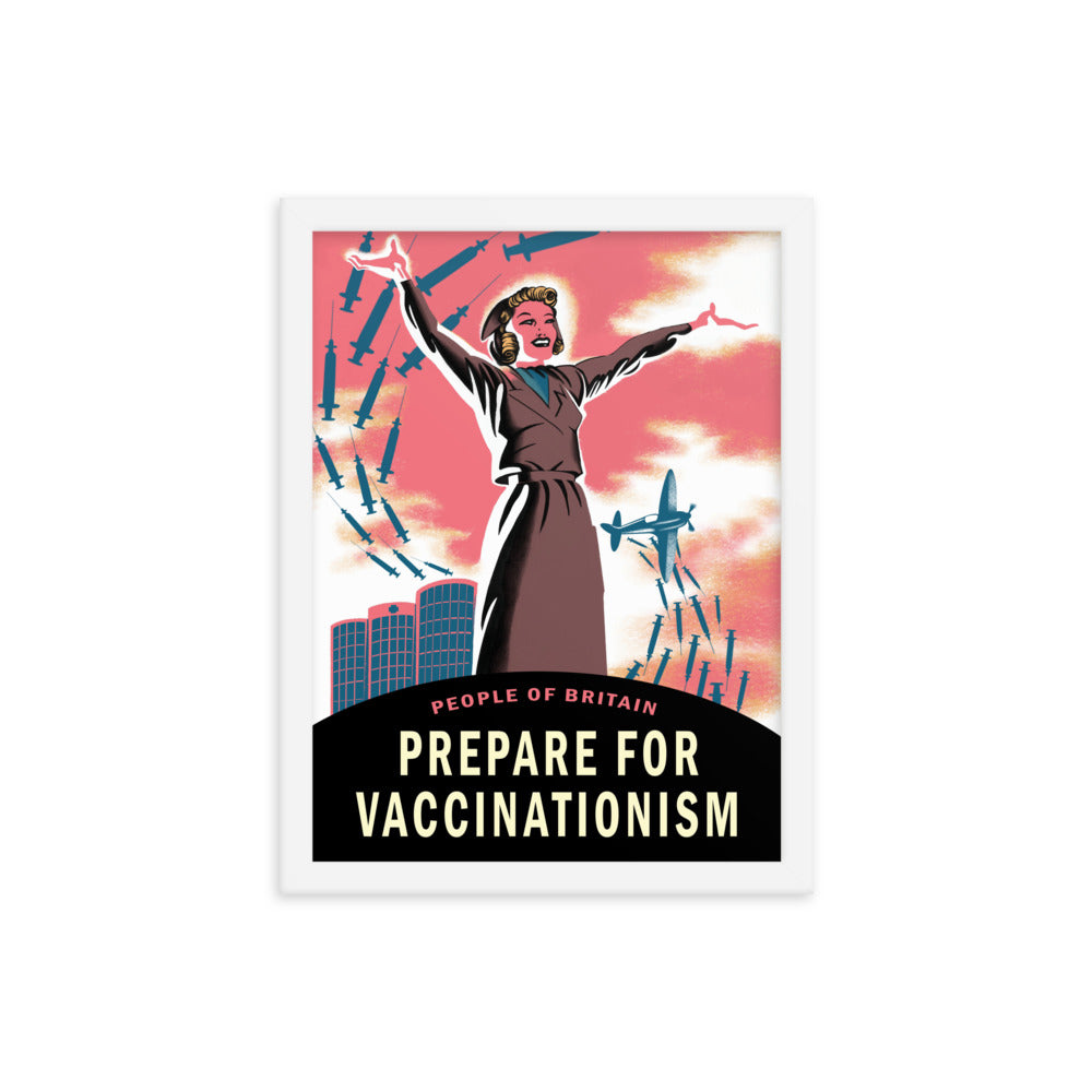 People Of Britain | Vaccinationism | Art poster framed | Lawyers Arts Club freeshipping - Lawyers Arts Club