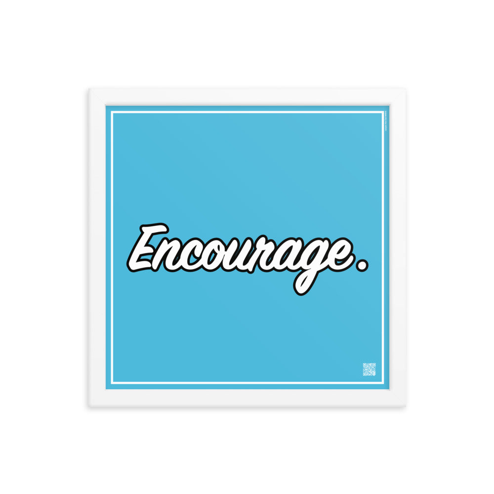 Encourage. | Law On The wall | Art poster framed | Lawyers Arts Club freeshipping - Lawyers Arts Club