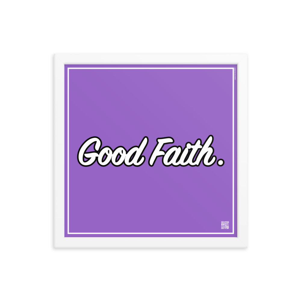 Good Faith. | Law On The wall | Art poster framed | Lawyers Arts Club freeshipping - Lawyers Arts Club