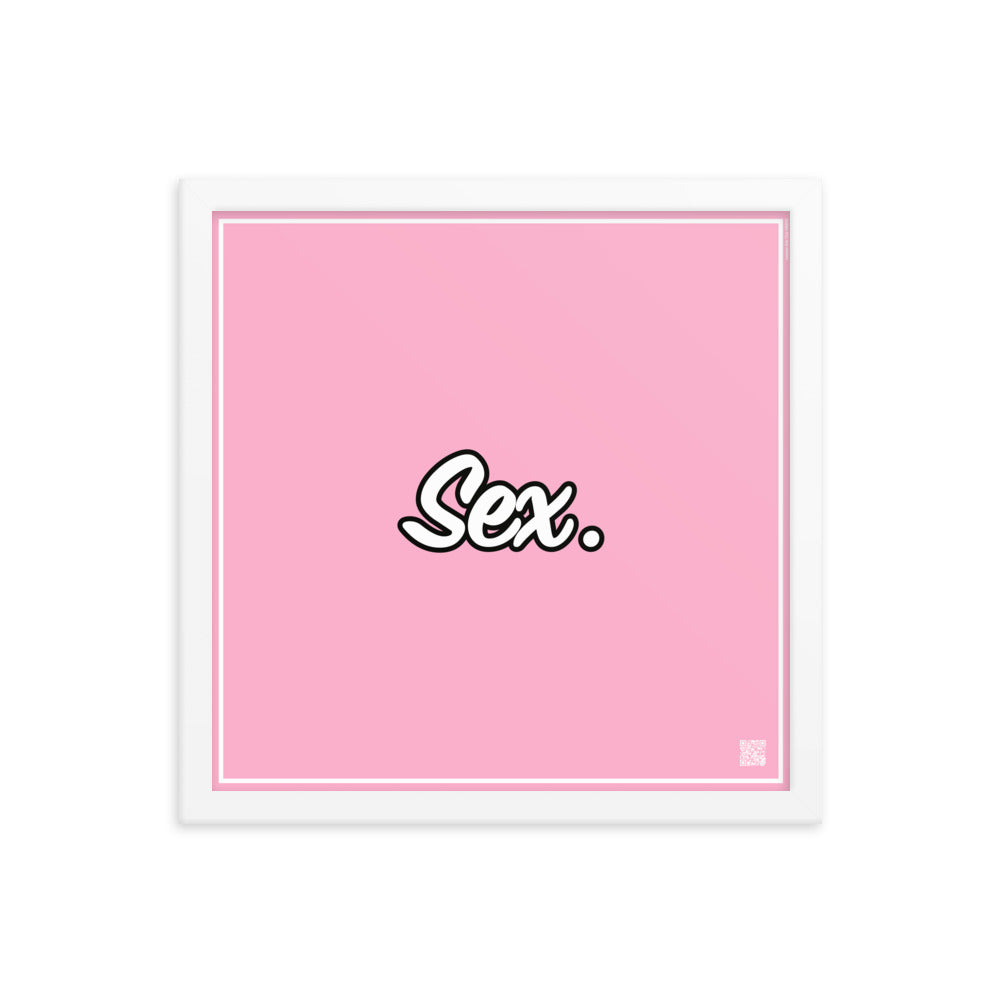 Sex. | Law on the Wall | Art poster framed | Lawyers Arts Club. freeshipping - Lawyers Arts Club