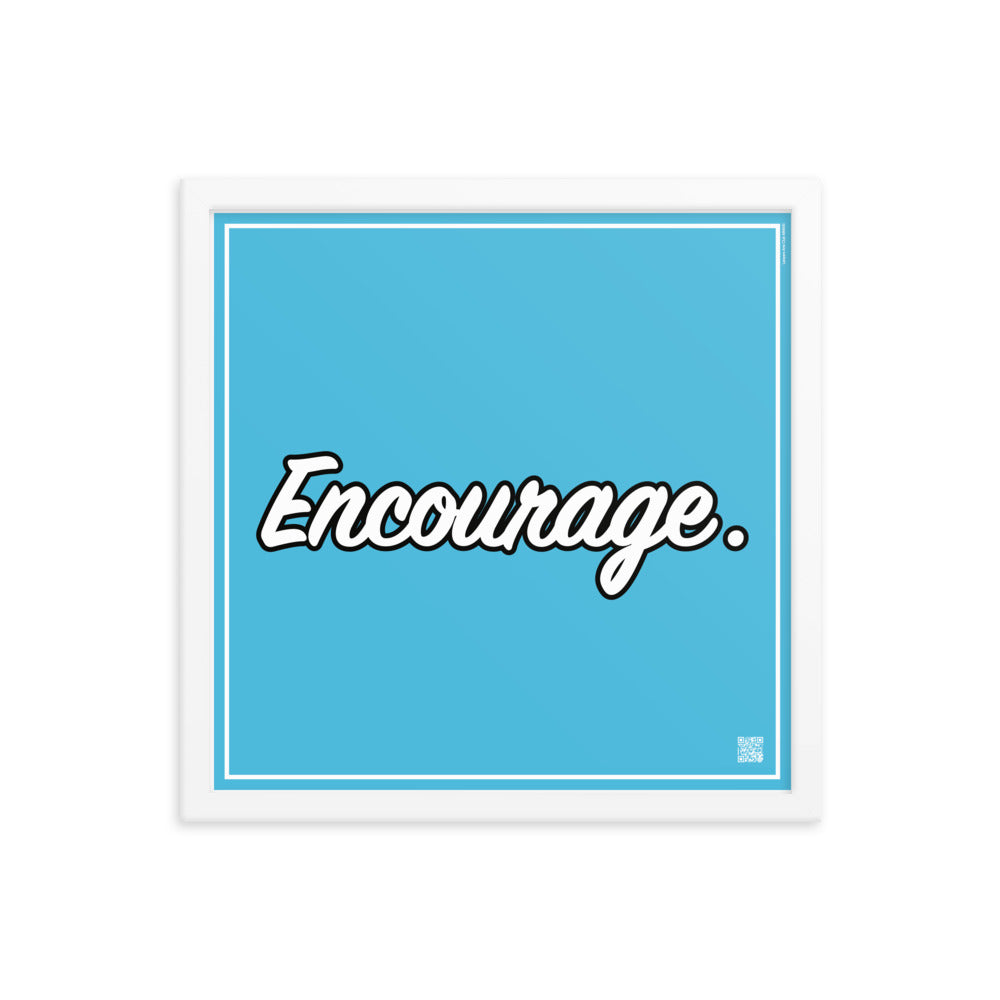 Encourage. | Law On The wall | Art poster framed | Lawyers Arts Club freeshipping - Lawyers Arts Club